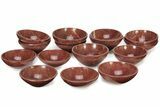 Polished Red Jasper Bowls - 3" Size - Photo 4